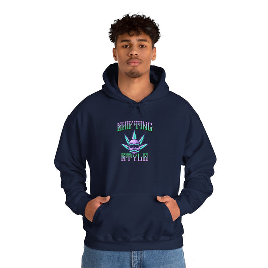 Chill Vibes Unisex Heavy Blend™ Hooded Sweatshirt - Colorful Cannabis Design