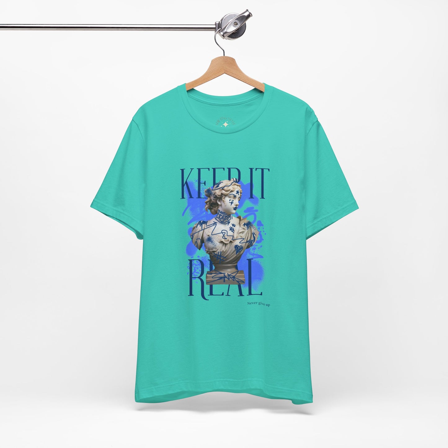 Keep It Real Unisex Jersey Short Sleeve Tee - Casual Cool Graphic T-Shirt