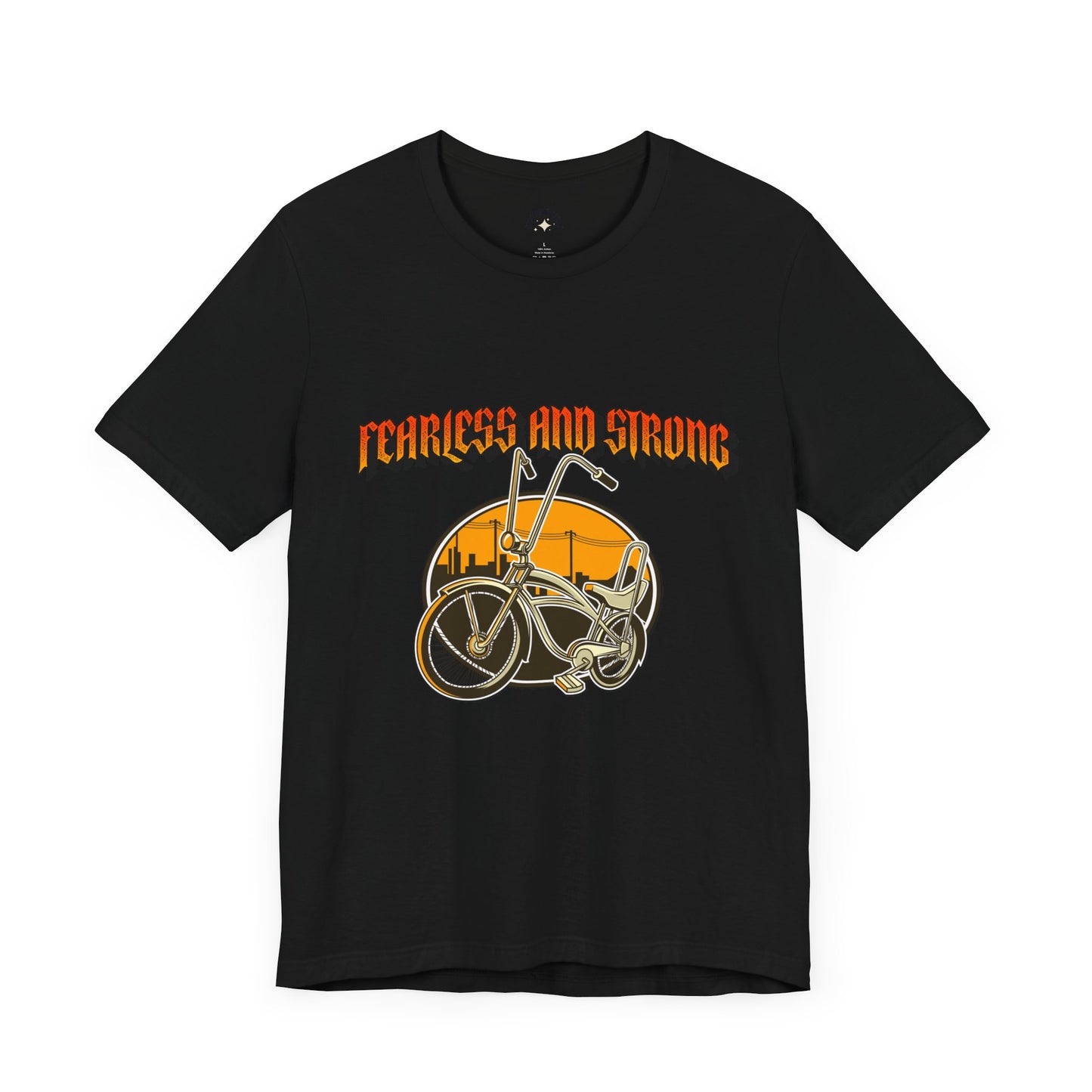 Fearless and Strong Unisex Short Sleeve Tee - Inspirational Graphic T-Shirt