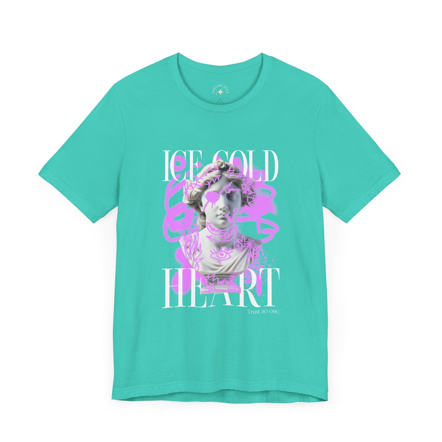 Ice Cold Heart Unisex Jersey Tee - Bold Graphic T-Shirt for Trendsetters