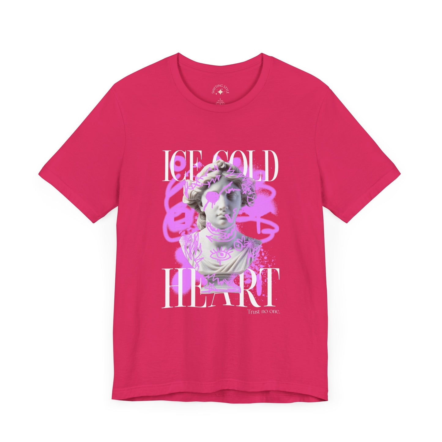 Ice Cold Heart Unisex Jersey Tee - Bold Graphic T-Shirt for Trendsetters