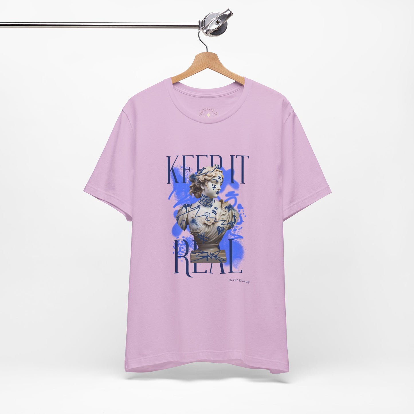 Keep It Real Unisex Jersey Short Sleeve Tee - Casual Cool Graphic T-Shirt