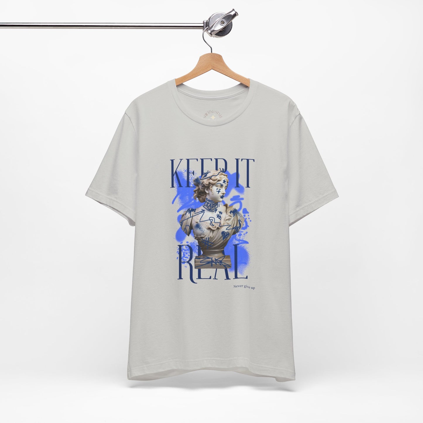 Keep It Real Unisex Jersey Short Sleeve Tee - Casual Cool Graphic T-Shirt