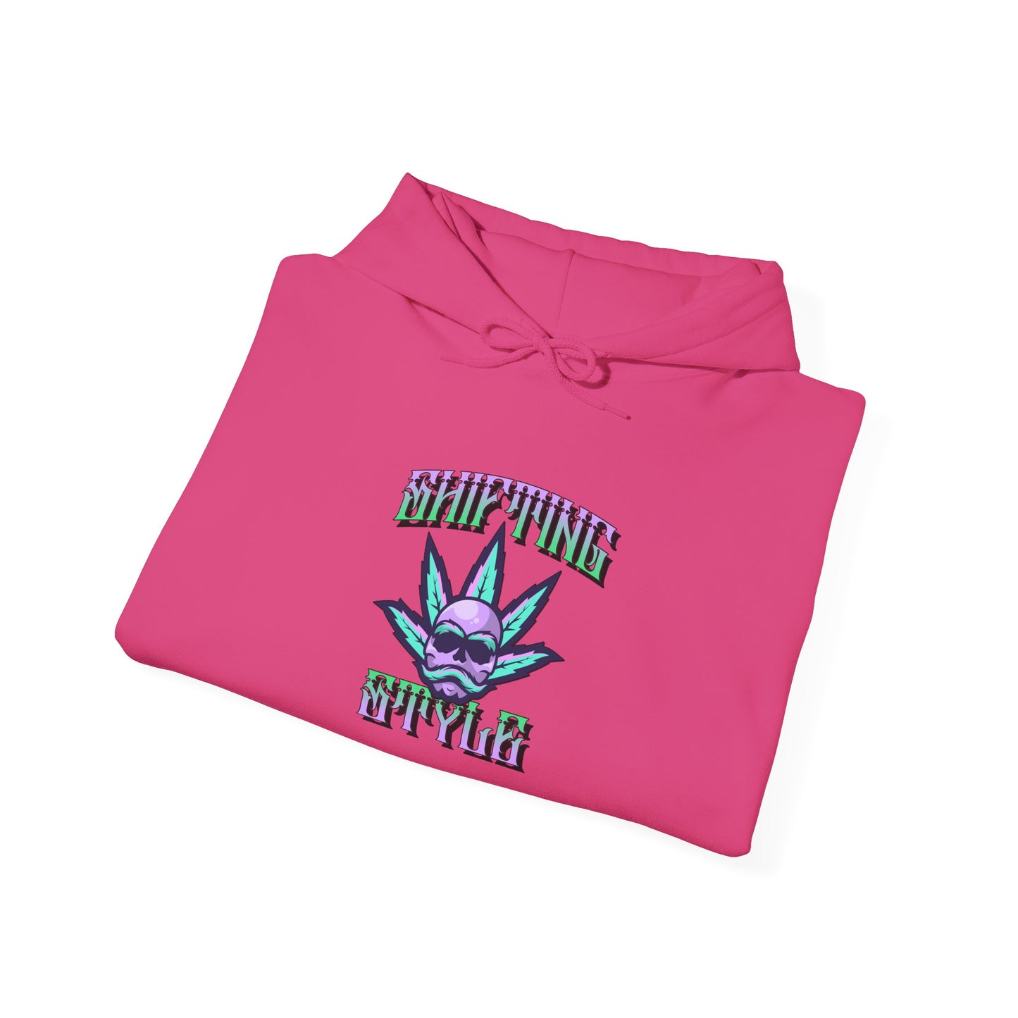 Chill Vibes Unisex Heavy Blend™ Hooded Sweatshirt - Colorful Cannabis Design