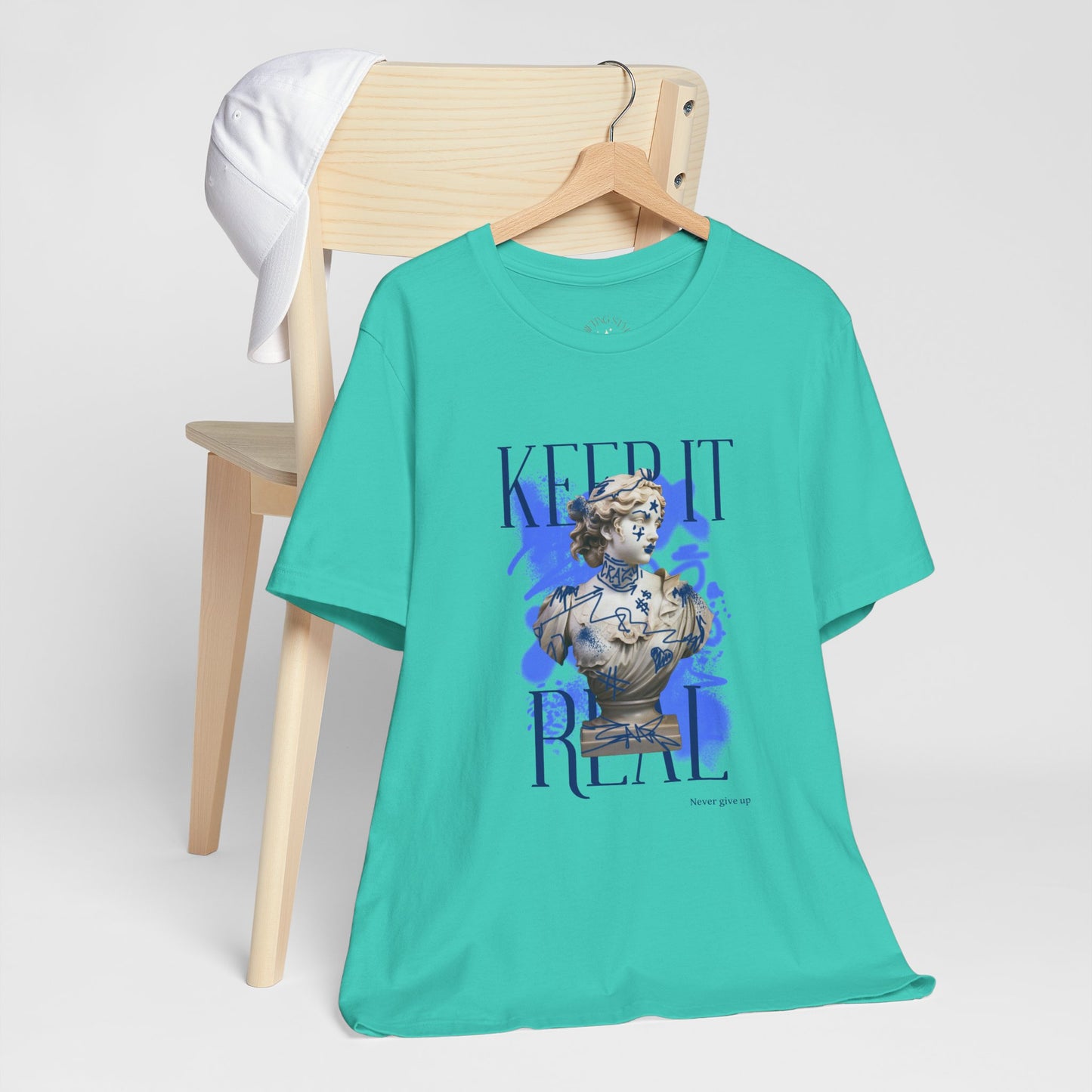 Keep It Real Unisex Jersey Short Sleeve Tee - Casual Cool Graphic T-Shirt