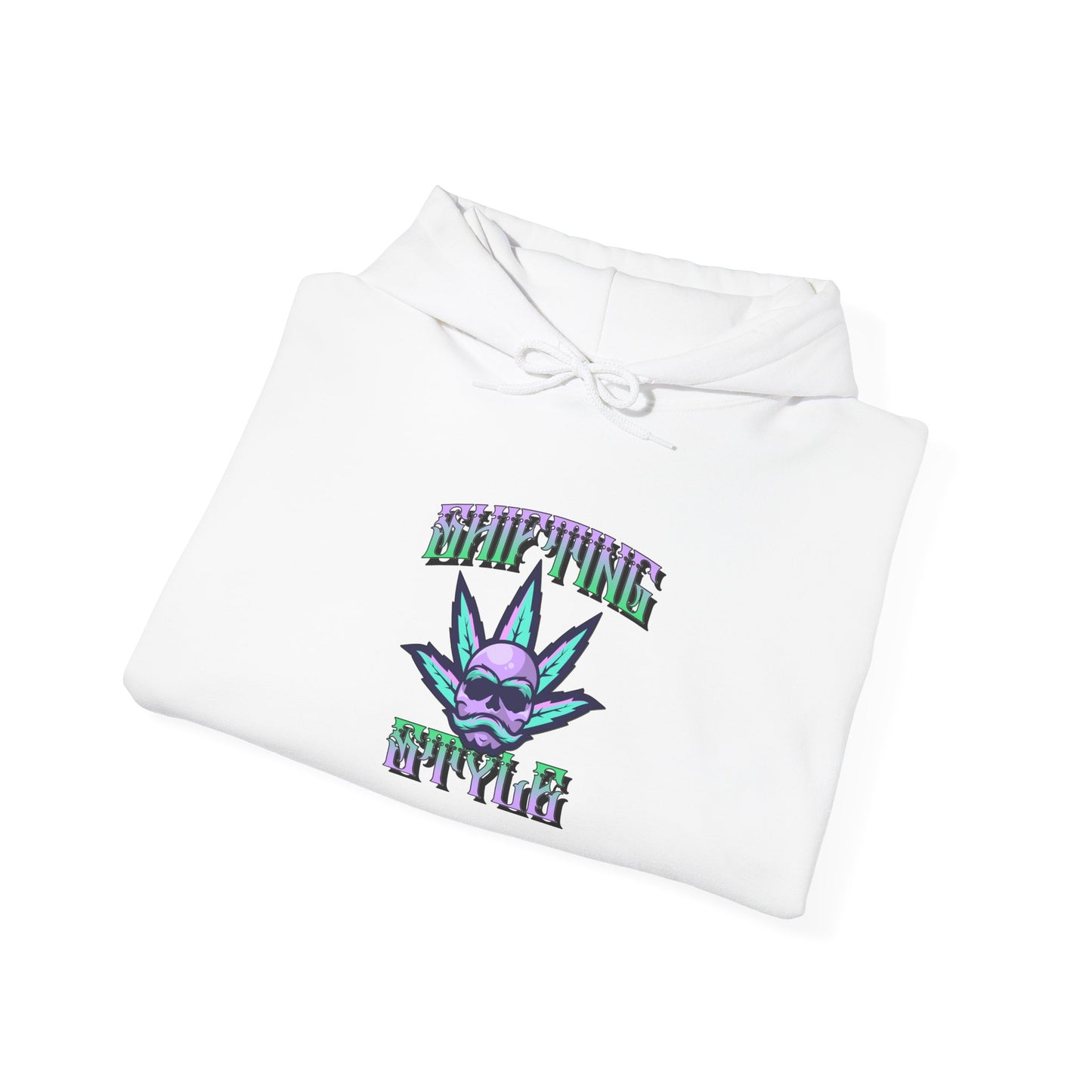 Chill Vibes Unisex Heavy Blend™ Hooded Sweatshirt - Colorful Cannabis Design