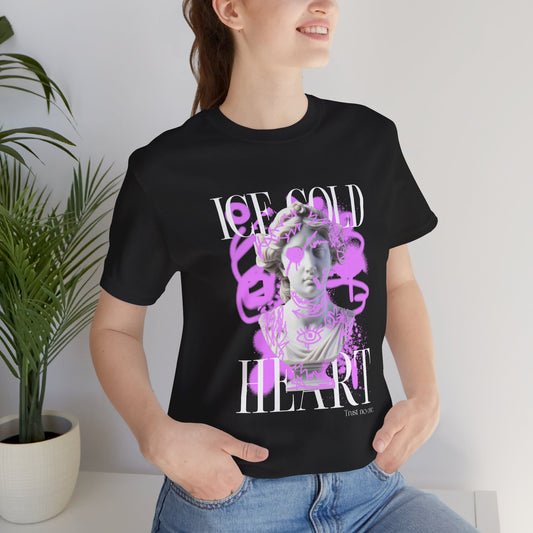 Ice Cold Heart Unisex Jersey Tee - Bold Graphic T-Shirt for Trendsetters